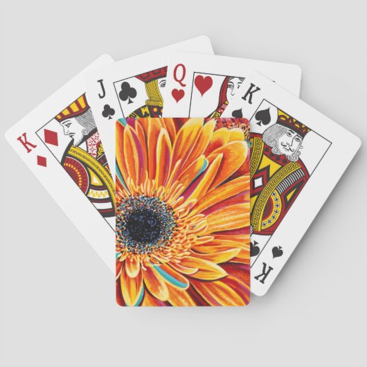 Kleurenverbranding II Pokerkaarten (Achterkant)