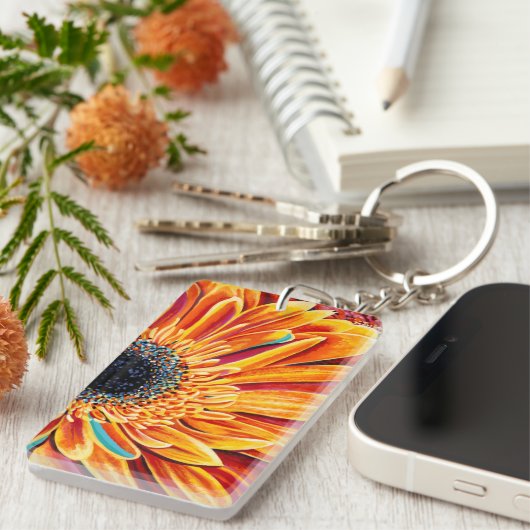 Kleurenverbranding II Sleutelhanger (Voorkant Rechts)