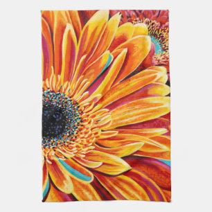 Kleurenverbranding II Theedoek