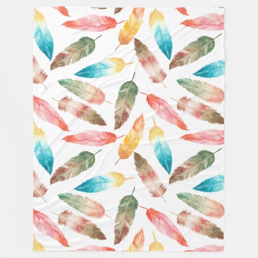 Kleurenveren Fleece Deken (Voorkant)