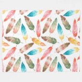 Kleurenveren Fleece Deken (Voorkant (Horizontaal))