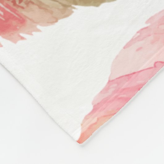 Kleurenveren Fleece Deken (Hoek)