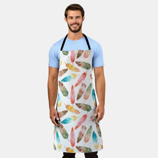 Kleurenveren Schort (Gedragen)