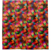 Kleurenverlichting Vet Modern Shower Curtain Douchegordijn (Voorkant)