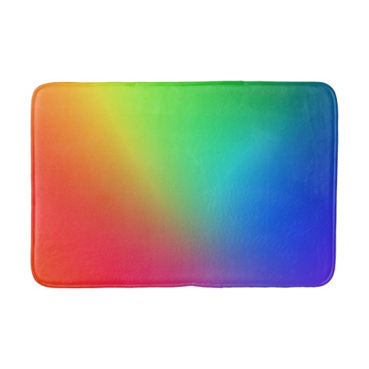 Kleurenverloop van de regenboog badmat (Voorkant)