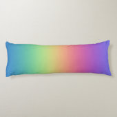 Kleurenverloop van de regenboog lichaamskussen (Achterkant)