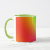Kleurenverloop van de regenboog mok (Links)