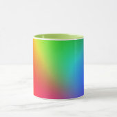 Kleurenverloop van de regenboog mok (Midden)