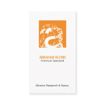 Kleurenvierkant monogram (sinaasappel)