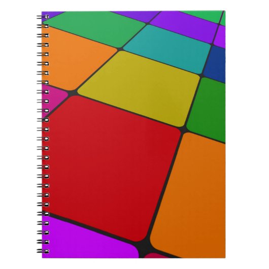 Kleurenvierkantjes Notitieboek (Voorkant)