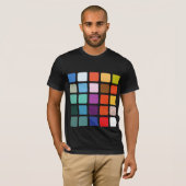Kleurenvierkantjes T-shirt (Voorkant volledig)