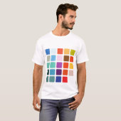 Kleurenvierkantjes T-shirt (Voorkant volledig)