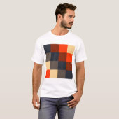 Kleurenvierkantjes T-shirt (Voorkant volledig)