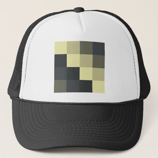 Kleurenvierkantjes Trucker Pet (Voorkant)