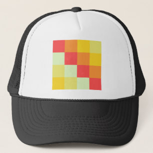 Kleurenvierkantjes Trucker Pet