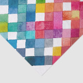 Kleurenvierkantjes voor waterverf Kunstpapier Weef Tissuepapier (Detail)