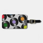 kleurenvinylarchiefpatroon bagagelabel (Voorkant horizontaal)