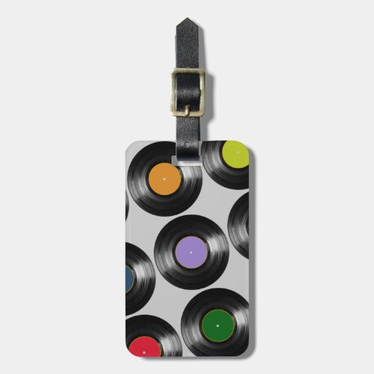 kleurenvinylarchiefpatroon bagagelabel (Voorkant verticaal)