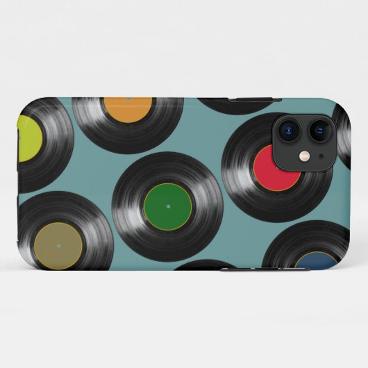 kleurenvinylarchiefpatroon Case-Mate iPhone case (Achterkant (horizontaal))