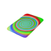 Kleurenvlees 7 Swirl Bath Mat (Gekanteld)