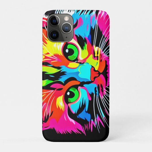 Kleurenvormig katteontwerp Case-Mate iPhone case (Achterkant)