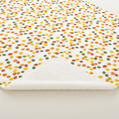 Kleurenvormig najaar kleurenscherm leest patroon sherpa deken (3/4)