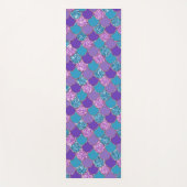 Kleurenvormig patroon van zeemschalen yogamat (Voorkant)