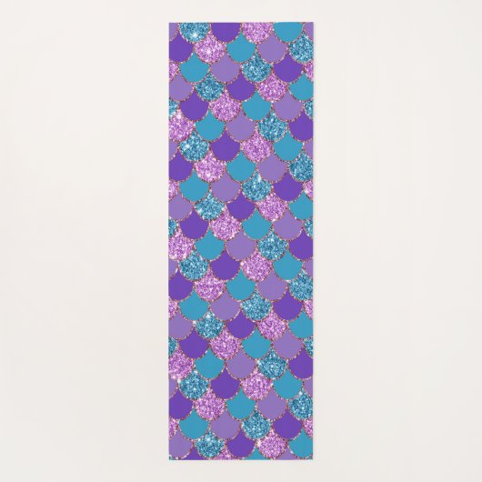 Kleurenvormig patroon van zeemschalen yogamat (Achterkant)