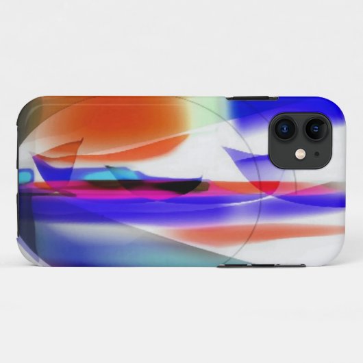 Kleurenvrijheid Case-Mate iPhone Case (Achterkant (horizontaal))