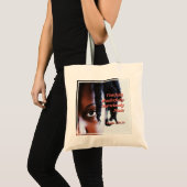 Kleurenvrouw | Christelijke bijbelse versie Tote Bag (Voorkant (product))