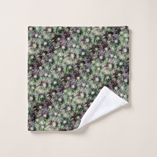 Kleurenvuurwerk Bad Handdoek (Wasdoekje)