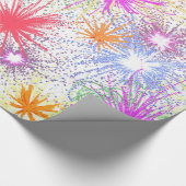 Kleurenvuurwerk Cadeaupapier (Hoek)