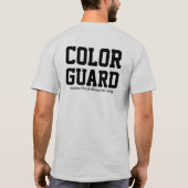 Kleurenwacht op potlood t-shirt (Achterkant)