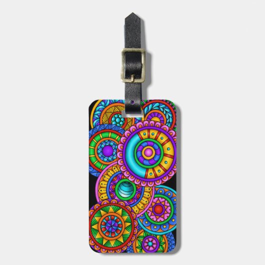 Kleurenwereld Bagagelabel (Voorkant verticaal)