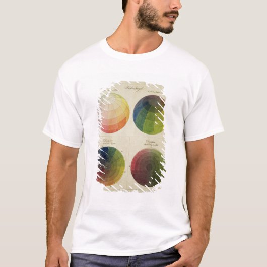 KleurenWereldbollen voor koper T-shirt (Voorkant)