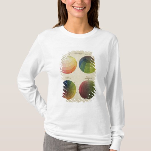 KleurenWereldbollen voor koper T-shirt (Voorkant)