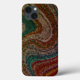 Kleurenwervel digitaal Abstract Case-Mate iPhone Case