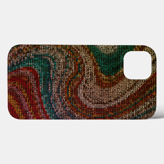 Kleurenwervel digitaal Abstract Case-Mate iPhone Case (Achterkant (horizontaal))