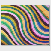 Kleurenwervelingen inpakpapier (Vlak)