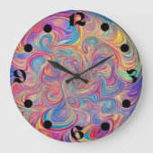 Kleurenwervelklok Grote Klok (Voorkant)