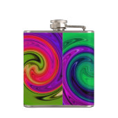 Kleurenwervelkolf Heupfles (Achterkant)