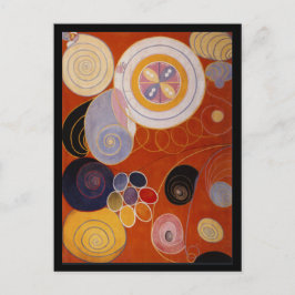 Kleurenwiel, Abstracte kunst Briefkaart
