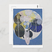 Kleurenwiel, Abstracte kunst Briefkaart (Voorkant / Achterkant)