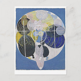 Kleurenwiel, Abstracte kunst Briefkaart