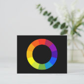 kleurenwiel briefkaart (Staand voorkant)