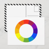 kleurenwiel briefkaart (Voorkant / Achterkant)