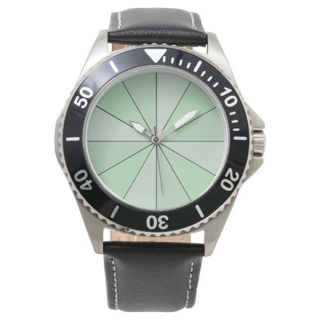 Kleurenwiel groen horloge (Voorkant)