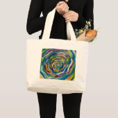 Kleurenwiel Grote Tote Bag (Voorkant (product))