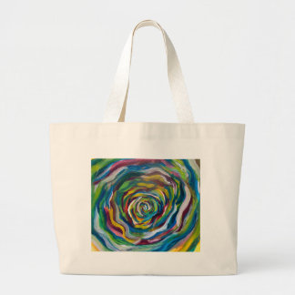 Kleurenwiel Grote Tote Bag