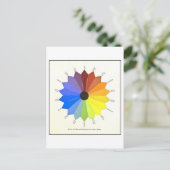  Kleurenwiel Illustratie Briefkaart (Staand voorkant)